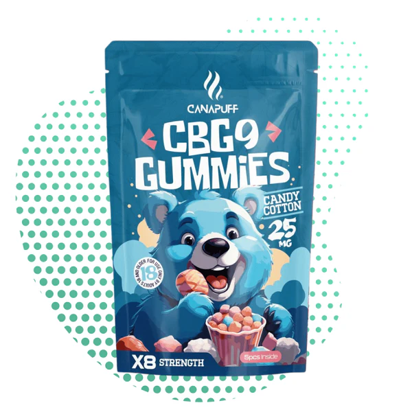 CBG9 Gummies Candy Cotton