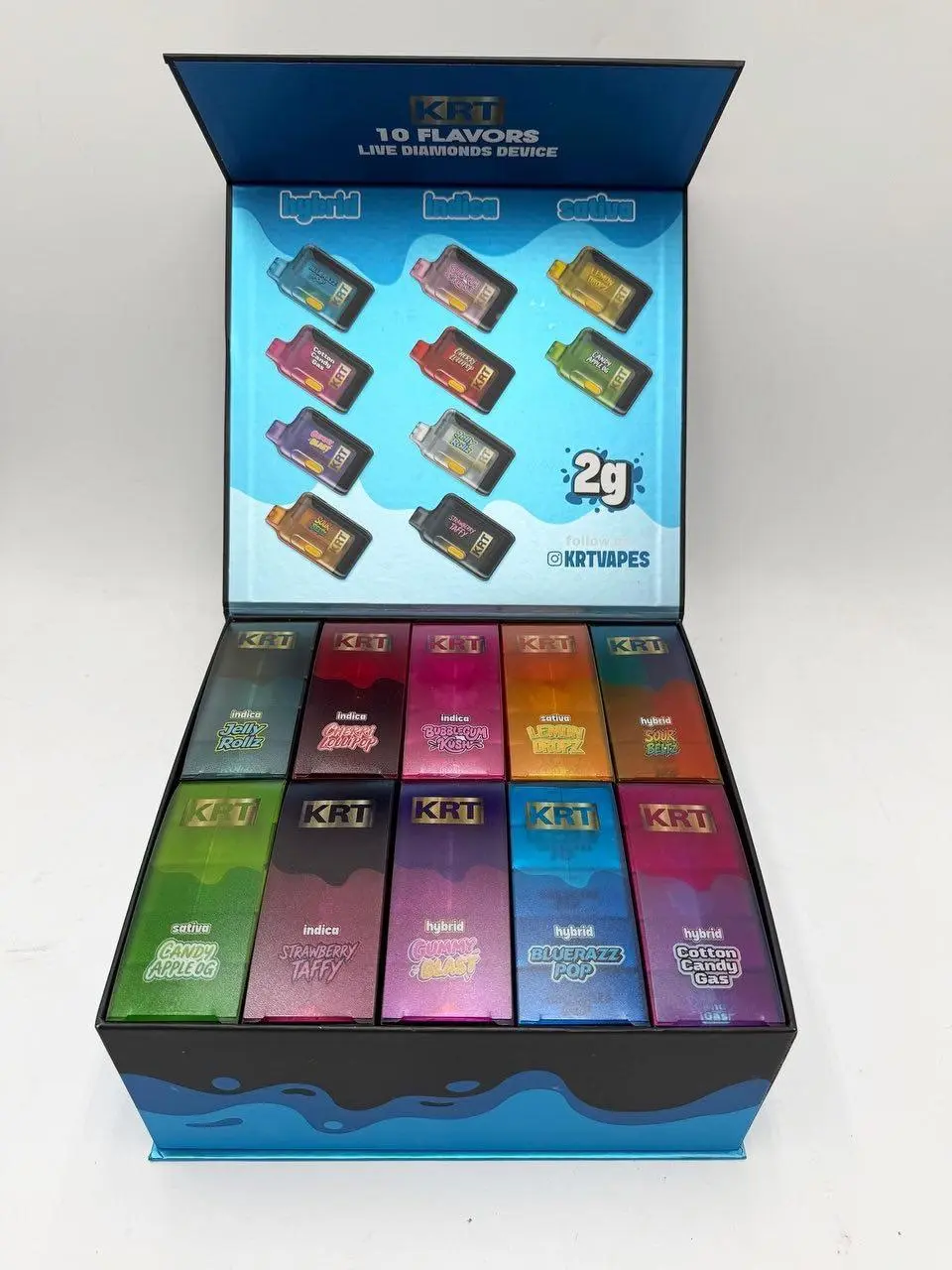 KRT Disposable Vapes (86.9% THC)